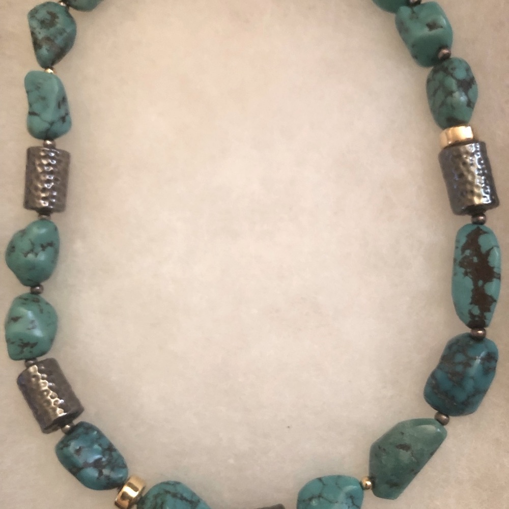 Silpada .925 Sterling Silver and Turquoise Necklace